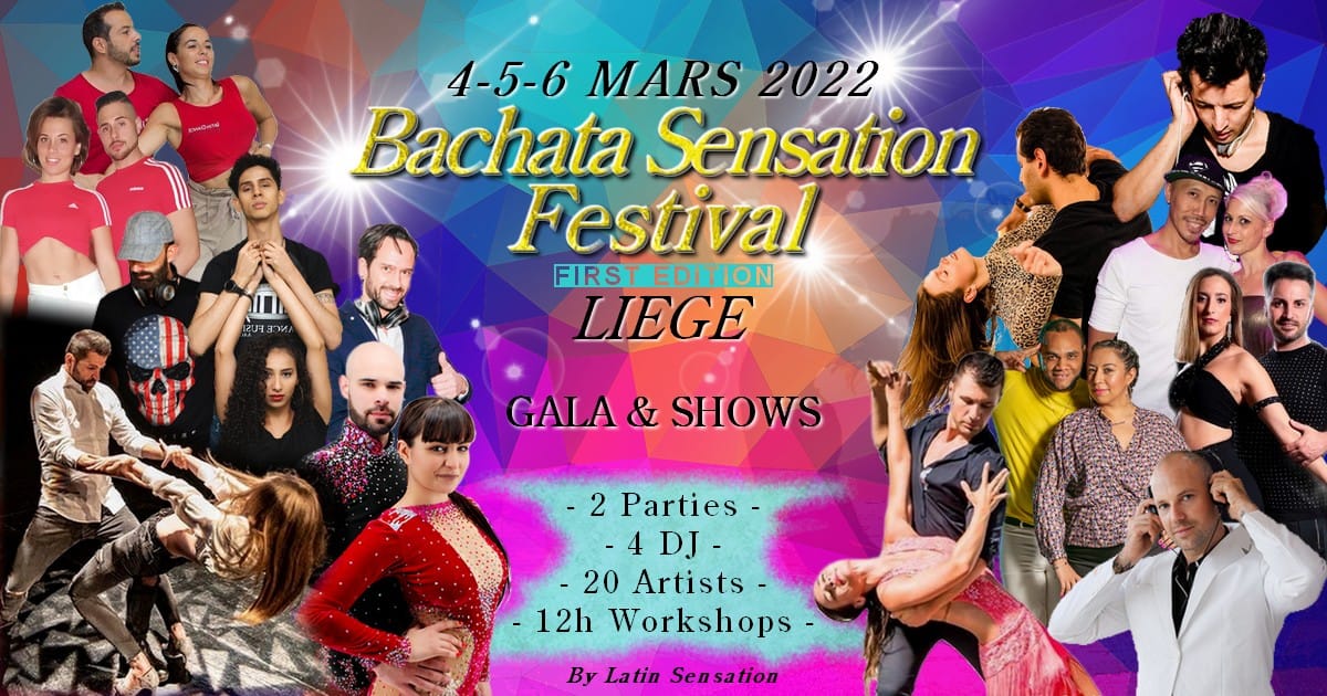 BACHATA SENSATION FESTIVAL - First Edition - LIEGE - 4-5-6 March 2022 photo